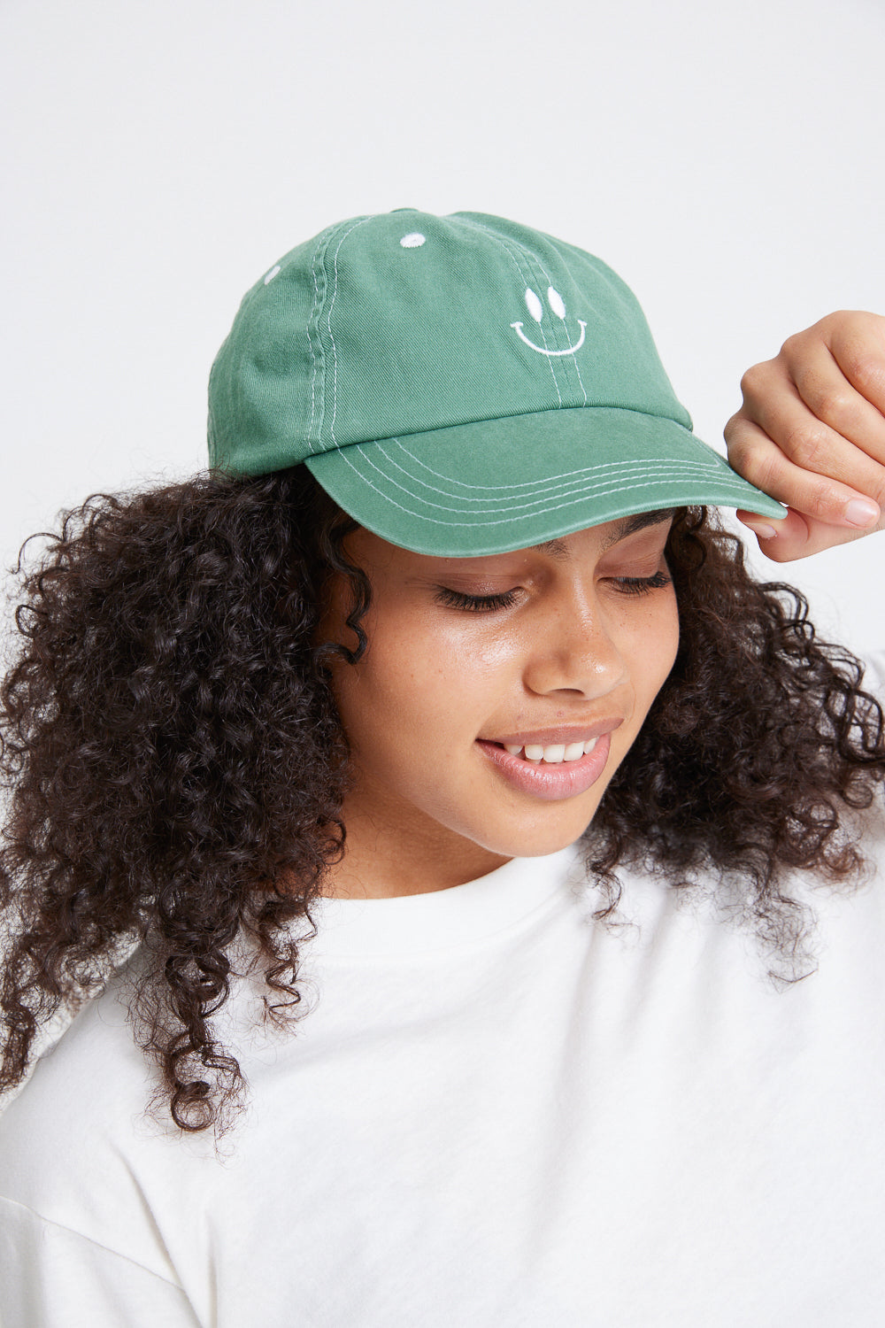 Smiley Cap - Olive